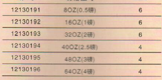 無反彈錘規格